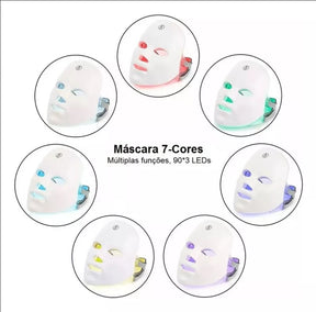 MÁSCARA FACIAL DE LED (7 CORES)