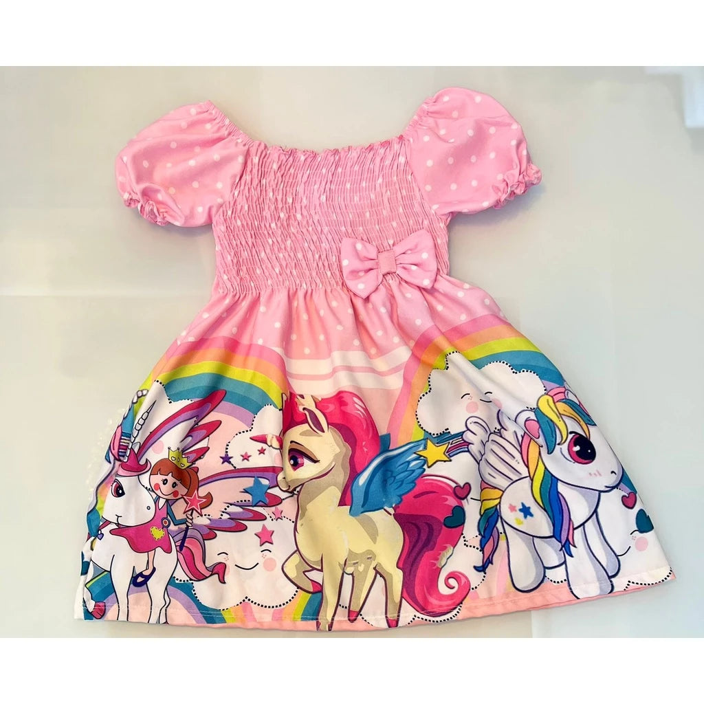 Vestido infantil modelo princesinha